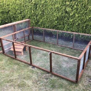Spacious Rabbit Runs & Enclosures | 6ft 8f 10ft 12ft Wooden Rabbit Runs