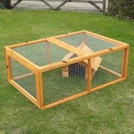 Spacious Rabbit Runs & Enclosures | 6ft 8f 10ft 12ft Wooden Rabbit Runs